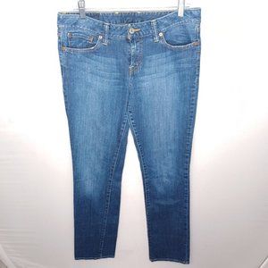 Lucky Brand Lola Straight Run Stitch Size 31